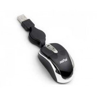 FAMM- 05 Mouse Mini Retrátil USB Preto