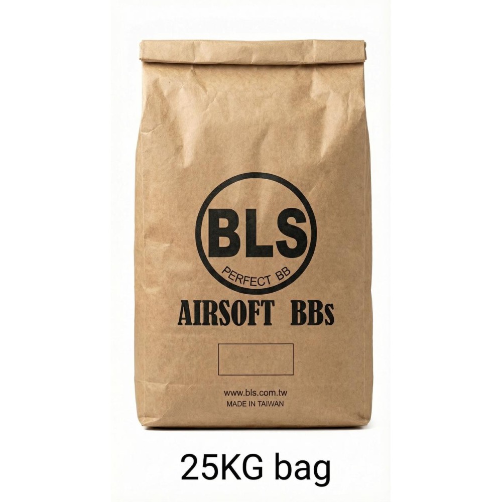 BLS BBS 0.20G para Airsoft Saco a granel 25KG com 125.000,00 bolinhas