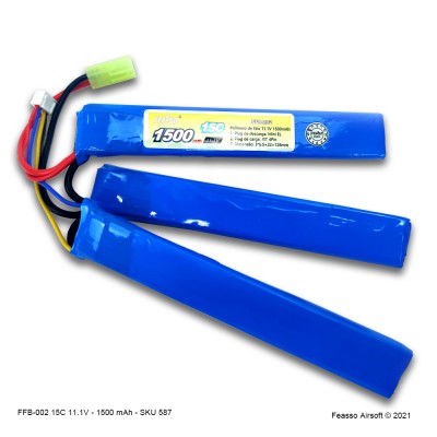 FFB-002 Bateria LiPO 15C - 11.1V - 1500mAh