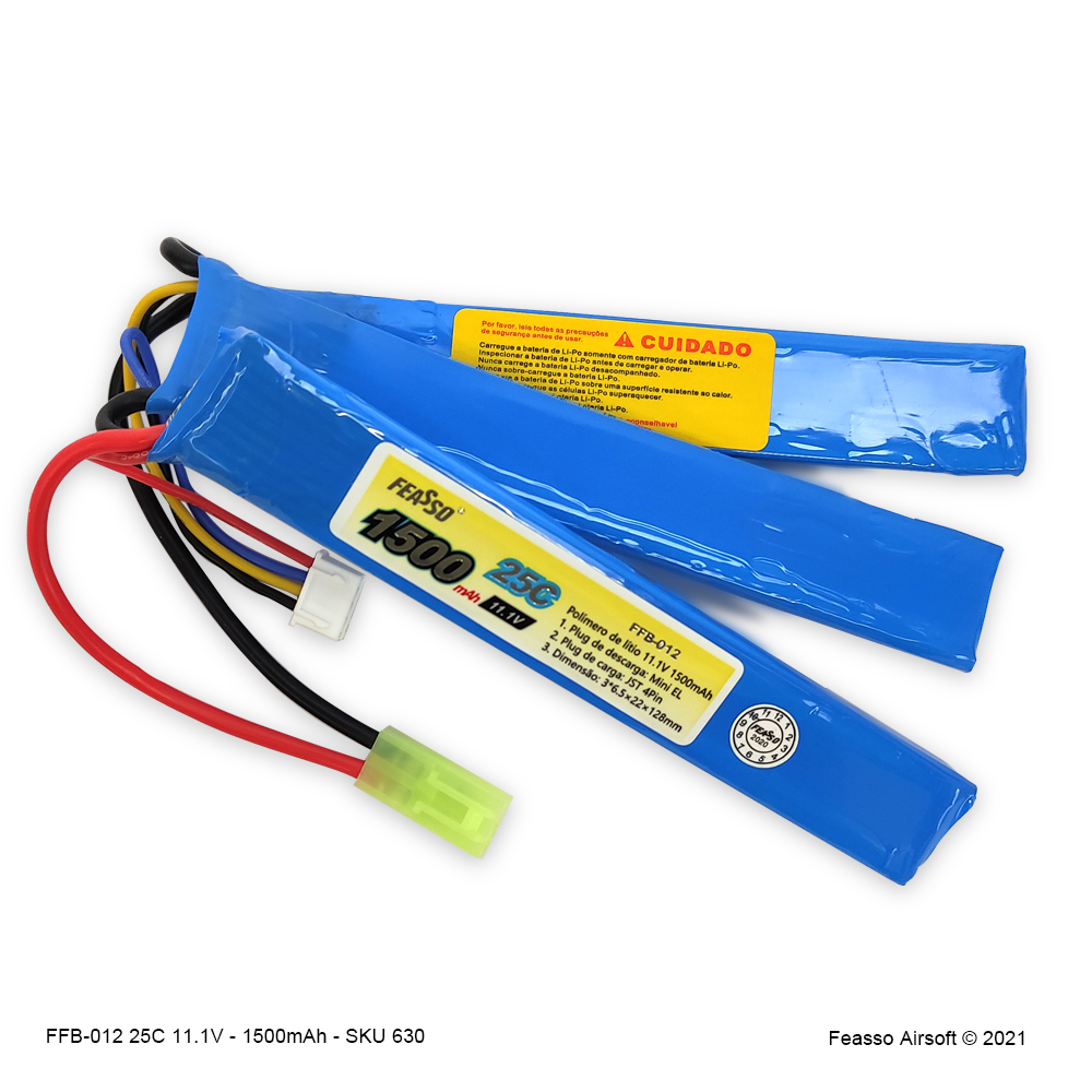FFB-012 Bateria LiPO 25C - 11.1V - 1500mAh*
