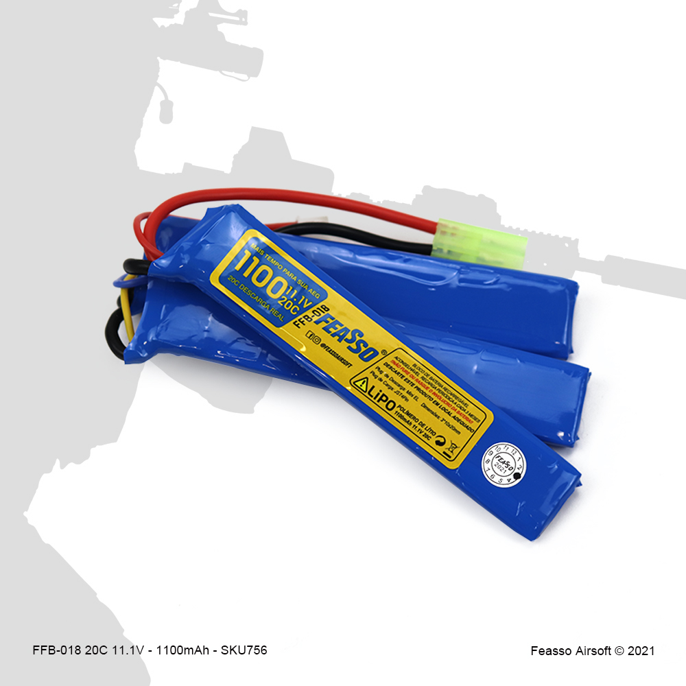FFB-018 Bateria LiPO 20C - 11.1V - 1100mAh*