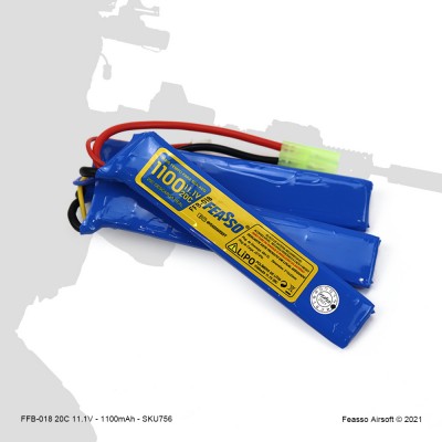 FFB-018 Bateria LiPO 20C - 11.1V - 1100mAh