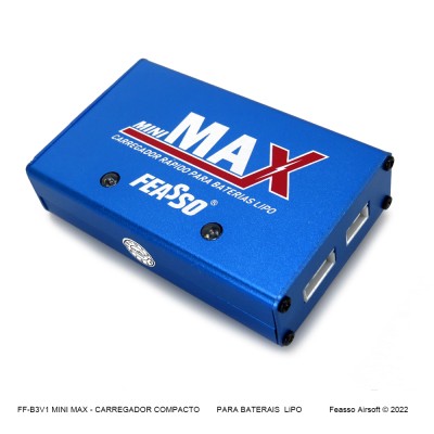 Mini MAx Carregador Rápido Compacto para Bateria LiPO