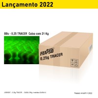 J-BBS25T Caixa Feasso bbs 0,25g TRACER c/80.000 (a granel / 21kg)*