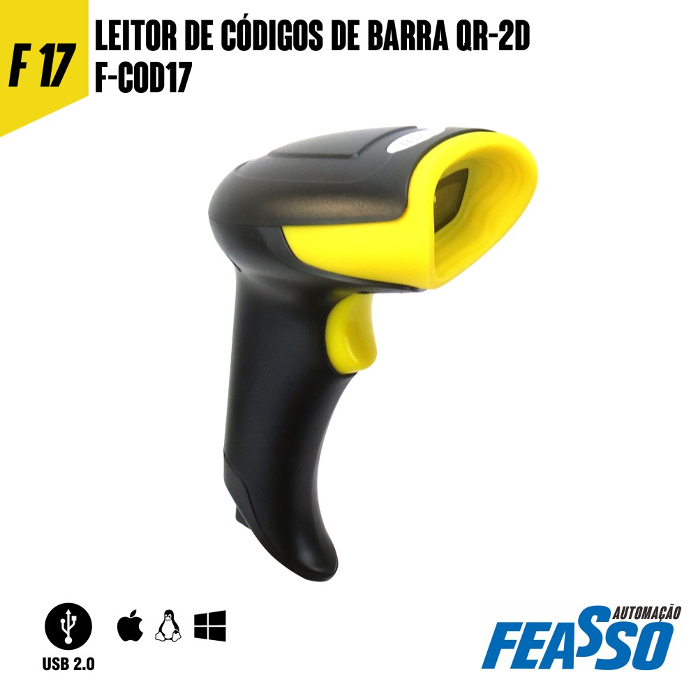F-COD17 QR Leitor De Código De Barras - 2D