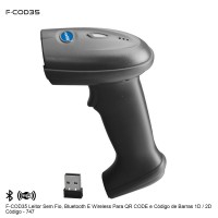 F-COD35 - Leitor sem Fio, Bluetooth e Wireless  para QR Code e Código de Barras 