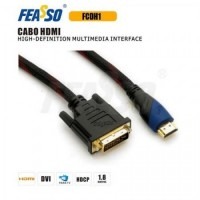 FCDH1 Cabo DVI Macho x HDMI 1,8m 24+1