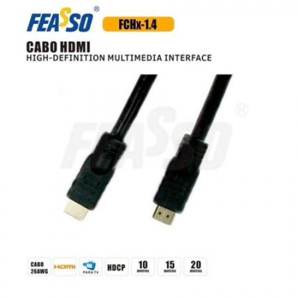 FCH10-1.4 Cabo HDMI 10m ( 3D Full HD 4k )