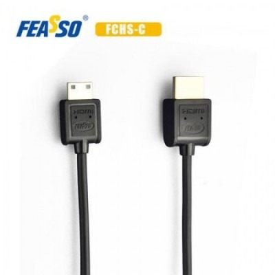FCHS-C Cabo HDMI Padrao x Mini HDMI - Ultra Fino - Slim V1.4 3D 2M Pt.