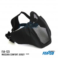 FJA-123 Máscara jersey comfort Preta