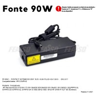 FF-5061 Fonte P/ Notebook 90W 18.5V - 4.9A Plug4,8x1,7