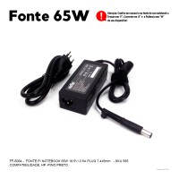 FF-5064 Fonte P/ Notebook 65W 18.5V - 3.5A Plug7,4