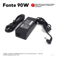 FF -5068 Fonte P/ Notebook 90W 19.5V - 4.7A Plug6,5x4,4