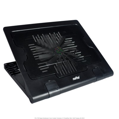Base Notebook Com Cooler Central e 5 Posições***