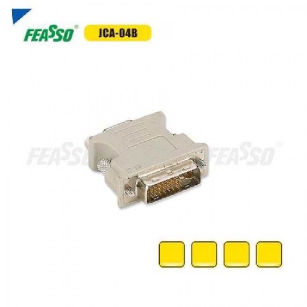 JCA-04B Adap DVI-M x Vga-F (Dvi-i 24+5 Analógico e Digital)