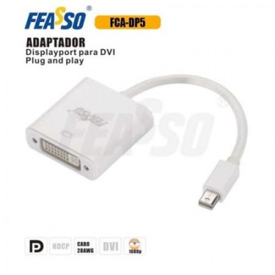 FCA-Dp5 Cabo Adap. Displayport-Mini x DVI-D 24+1*