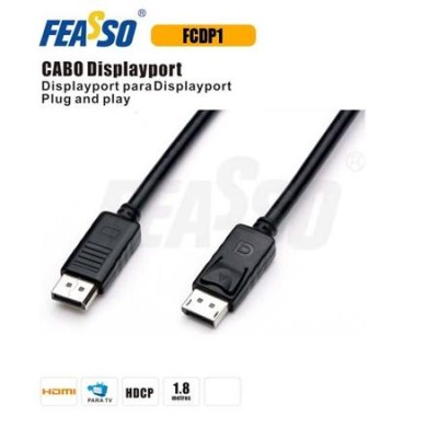 FCDP1 Cabo Displayport  (DP) 1,80Mts -PT.