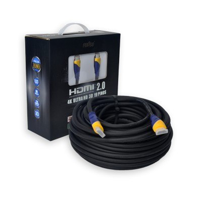 Cabo HDMI 2.0 c/19 pinos c/ 20M - 3D Full Hd 4K***