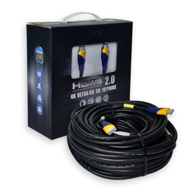 Cabo HDMI 2.0 c/19 pinos c/ 30M - 3D Full Hd 4K*** Cabo HDMI 2.0 c/19 pinos c/ 30M - 3D Full Hd 4K***