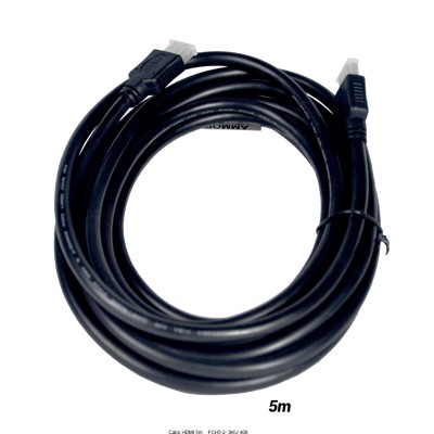 Cabo HDMI  5m com Plug Banhado a Ouro
