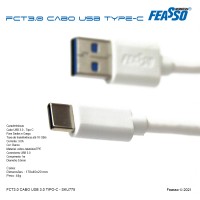 FCT3.0 -  CABO (USB 3.0 X TYPE-C) - c/ 1m***
