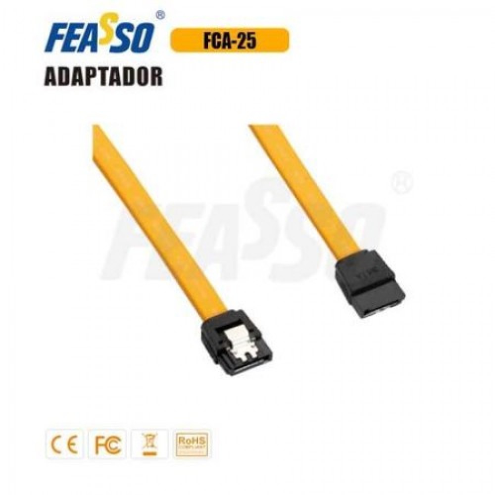 FCA-25 Cabo De Dados  Sata C/Trava 0.5M