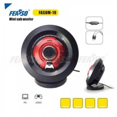 Fasom-19 Cx de som para Pc e Notebook