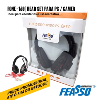 FONE-160 Gamer Para PC***