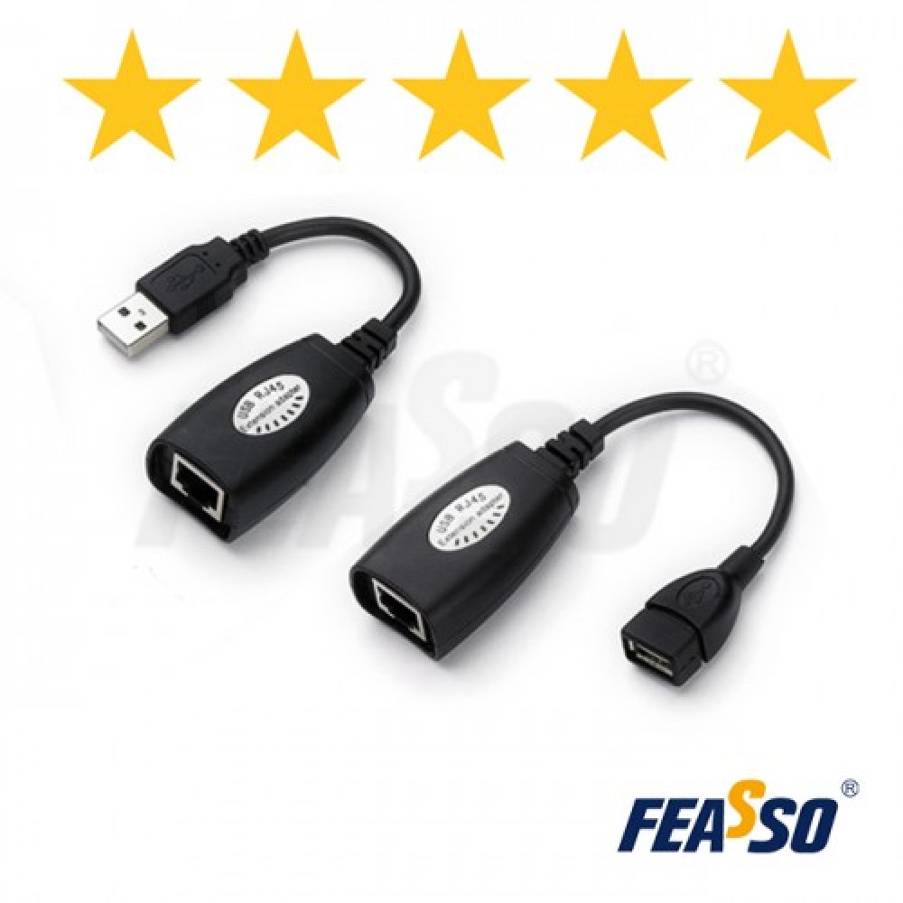 FCA-90 Cabo Adap. USB 2.0 P/ RJ45 Cat5-5E-6 - Ate 45Mts
