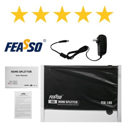 FEH-108 Spliter HDMI 8 Portas***