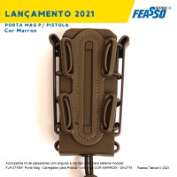 FJA-2779M*  Porta Mag / Carregador para Pistola - Universal - Cor Marron